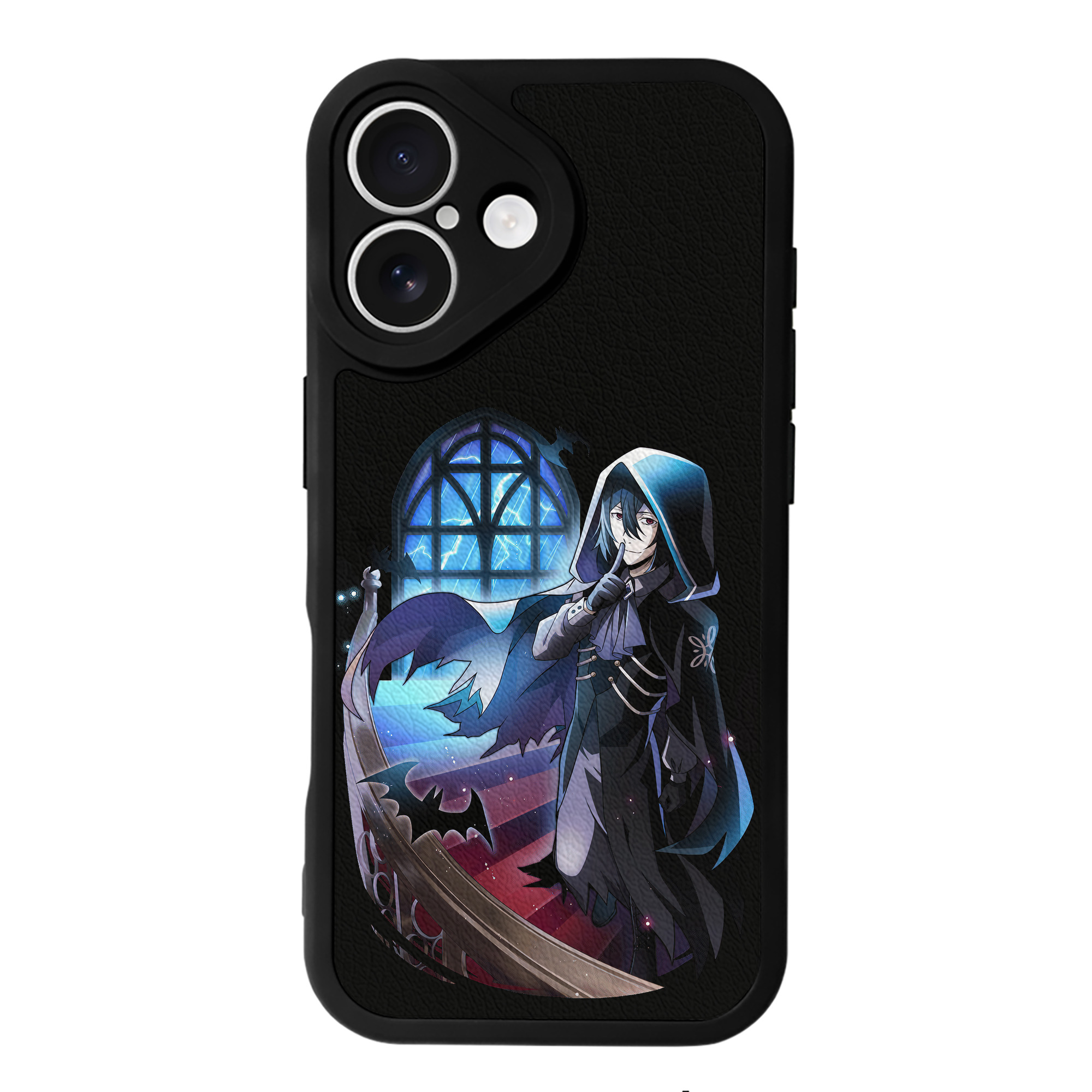 （画像用） 文豪ストレイドッグス Bungo Stray Dogs 【iPhone 16シリーズ対応】シリコンスマホケース（レザー調） 材質：シリコン